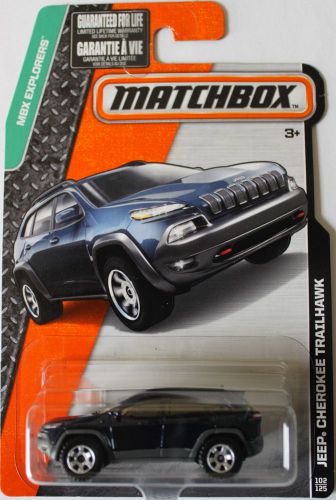 Matchbox jeep cherokee trailhawk 4x4 awd suv sport