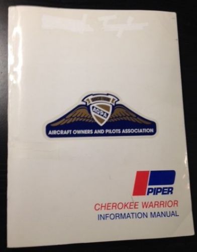 Piper warrior information manual