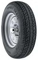Americana tire & wheel mounted 14" 5 lugs white supreme 3s471