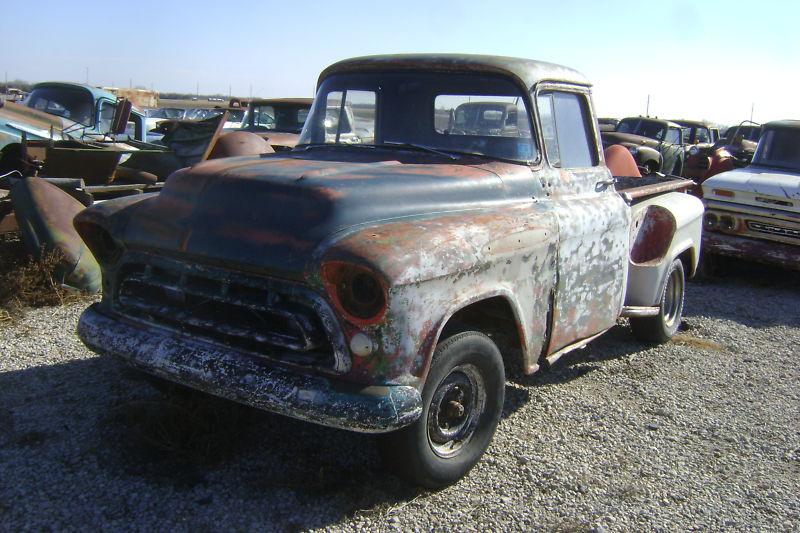 Find 1957 57 Chevy 1 2 Ton Short Bed Pickup Parts Project