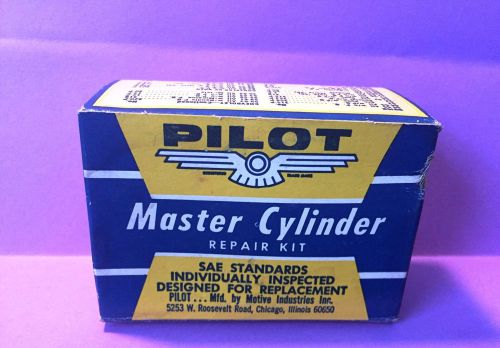 Vintage nos pilot master cylinder repair kit 12-p w piston for 55 56 57 58 chevy