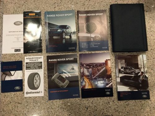 Land rover range rover sport owners manual &amp; guides 2013