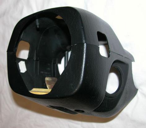 00-05 mitsubishi eclipse factory black steering column trim panels  nice pair
