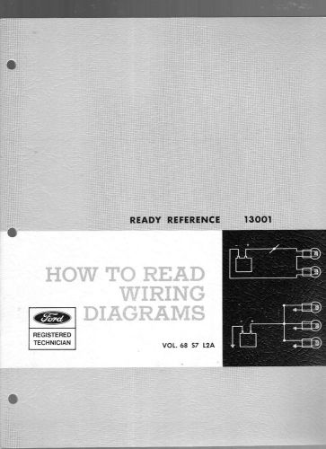 1968 ford motor company-how to read wiring diagrams ready reference manual