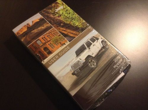 Jeep wrangler 2015 owners manual book unopened new
