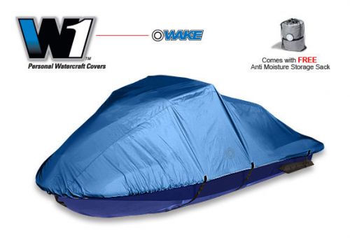 Wake w1 personal watercraft cover, small--fits 1 person / 96&#034;-105&#034;, blue, w1-sb