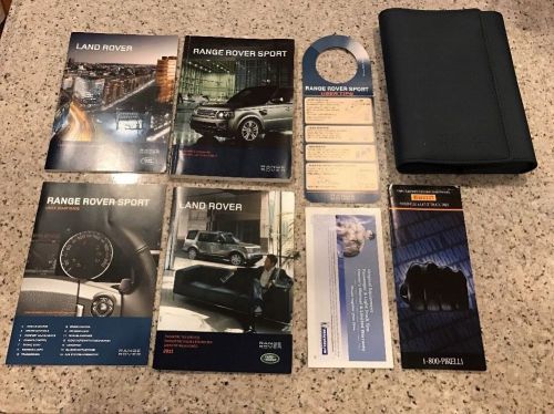 Land rover range rover sport owners manual &amp; guides 2011 lrl180254113