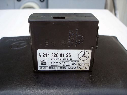 Mercedes benz w203 anti theft control module computer a2118209126