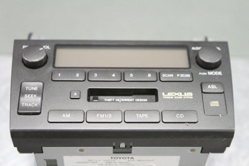 99-03 lexus gs300 gs400 gs430 radio cassette player cd controls 86120-3a520 *
