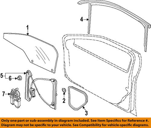 Volkswagen oem 561837432cvnh front door-window channel