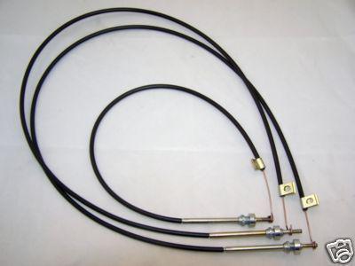  cable set, pull set w/ a/c (set of 3) 1964-66  chevy truck  [50-6609b]
