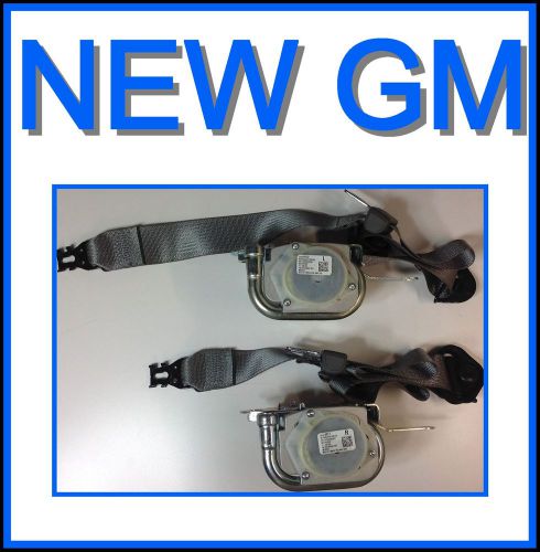Set l &amp; r -2 chevy malibu gray seat belt assy pre-tensioner retractor id:6897