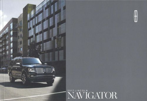 2017 lincoln navigator    26 page brochure