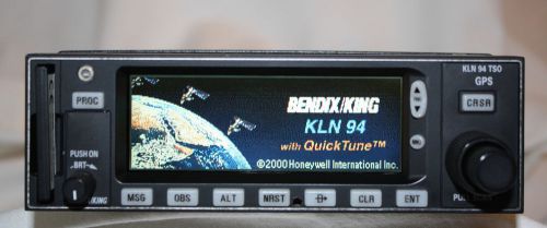 Bendix/king kln-94 gps 28v with tray, ka-92 gps antenna, gps/nav selector switch