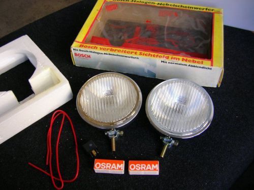 Vintage bosch fog lamp lights porsche 356 911 bmw 02 vw bug cox mercedes mb