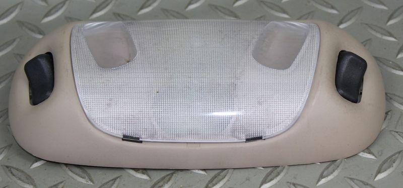 99-04 f-250 overhead roof cargo map light headliner dome lens cover tan assembly