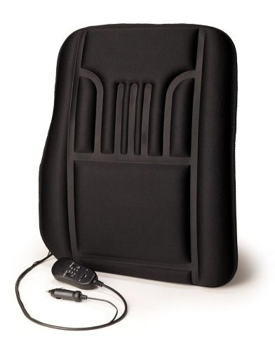 Roadpro rp-1241hm suede/black 12v heated and massaging back cushion