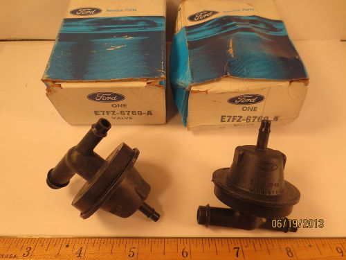One ford 1987 &#034;valve&#034; crankcase ventilation e7fz-6769-a nos free shipping