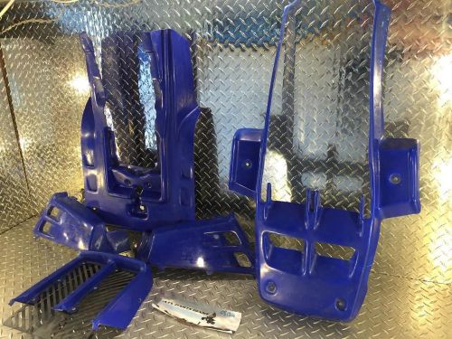 Yamaha banshee blue race cut fender set, grill, tank fender plastics