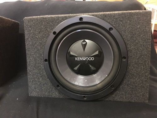 Kenwood woofers and amplifier
