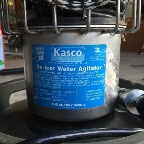 Kasco 2400d 1/2 hp de-icer water agitator deicer w/ 25&#039; power cord