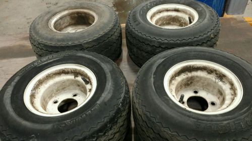 4 golf cart tires and rims