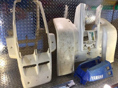 Yamaha banshee white cut fender set, tank fender plastic