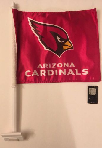 Arizona cardinals car window flag