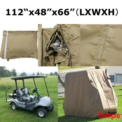 2passenger golf cart cover storage for yamaha ez go club car uv protect 112 to