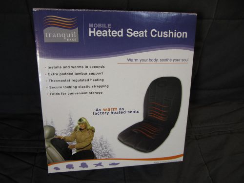 New unused tranquil ease mobile heated seat cushion car or truck seat