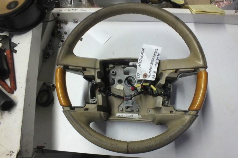 2007 2008 2009 2010 2011 2012 lincoln navigator beige steering wheel oem