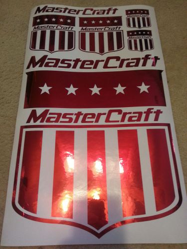 Mastercraft large shield sticker/decal 14 x 15