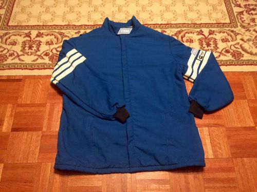 Stroud race jacket - sfi 3.2a/5, blue, 2 layer, nomex, 801j-0306, size 2 xl