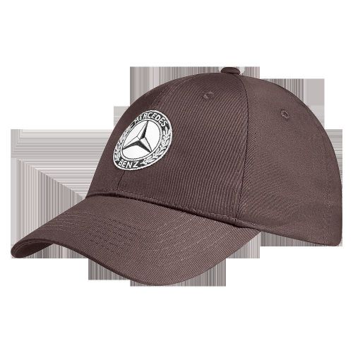 Mercedes benz men&#039;s baseball cap classic brown new