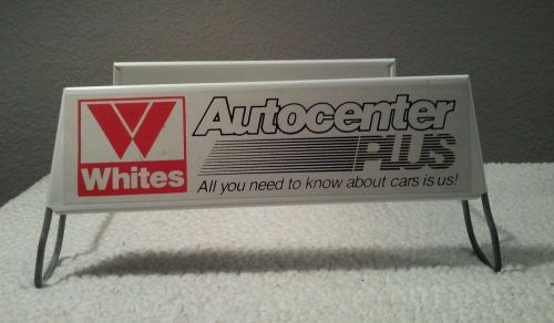 Vintage whites autocenter plus tire display advertisement