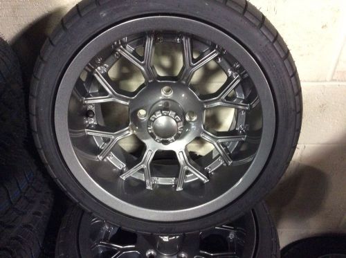 Golf cart wheel and tire combo set of four fits ezgo rxv golf cart 14 inch rims