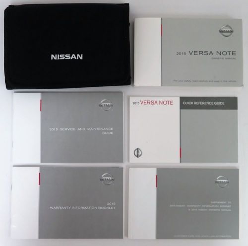 2015 nissan versa note owners manual guide book