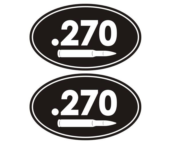 Purchase 270 Ammo Can Decal Set 3x18 Oval 270 Cal Rifle Vinyl Sticker Zu1 In Sticker City 