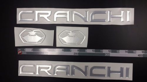 Cranchi boat emblem 14&#034; stickers set - adesivi barca - pegatinas barcos