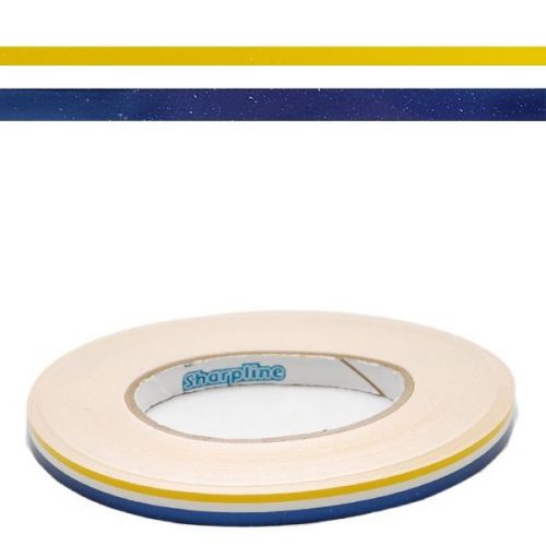Larson / glastron 0572948 yellow / blue 7/16 in boat pinstripe deck tape (roll)