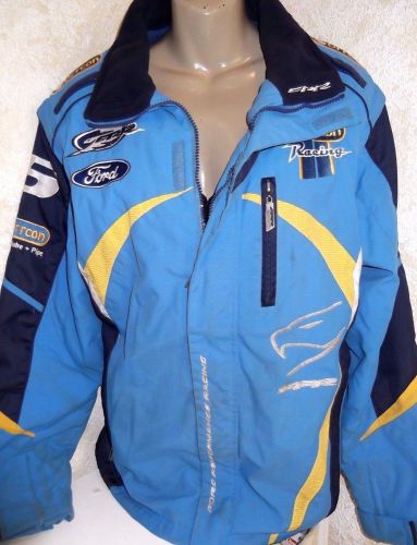 Men&#039;s xl official team merchandise ford performance racing #5 blue jacket auto