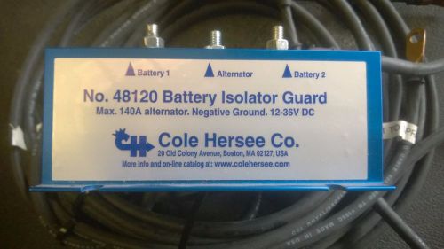 Cole hersee co. no. 48120 battery isolator guard. brand new. 140a 12-36v dc