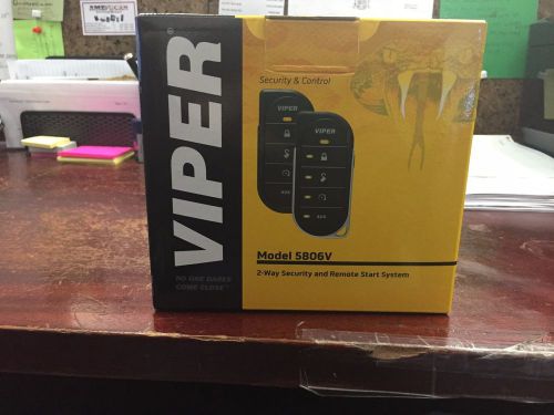 New viper 5806v 2-way auto remote start &amp; alarm
