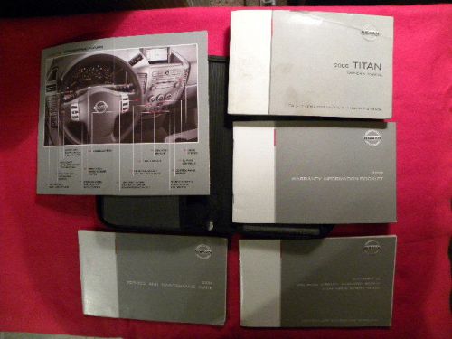 2010 nissan titan owners manual in it&#039;s factory case