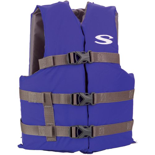 Stearns 3000001683 classic youth life jacket f/50-90 lbs. - blue