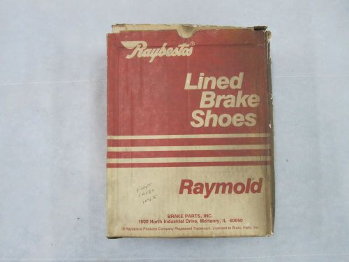 1963-1965 raybestos lined brake front shoes, 10x2, new in box