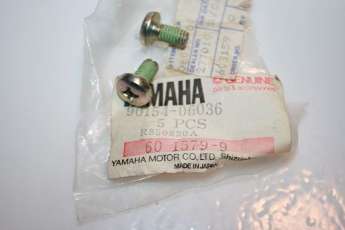 2 nos yamaha screws 90154-06036 srv ex570 phazer vmax-4 secondary cover pz480