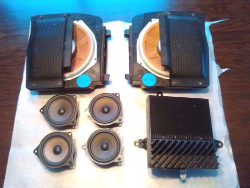Oem bmw x3 e83 hifi audio system set subwoofer amplifier speaker loudspeaker