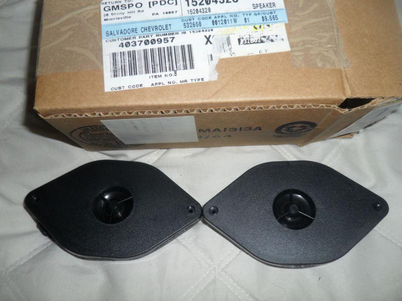 Gm speakers part # 15204328 pair