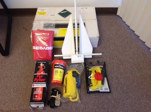 Sea doo watercraft security accessories kit 295501076 new w/fire extinguisher